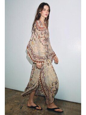 ZARA ZW COLLECTION PRINTED TUNIC DRESS